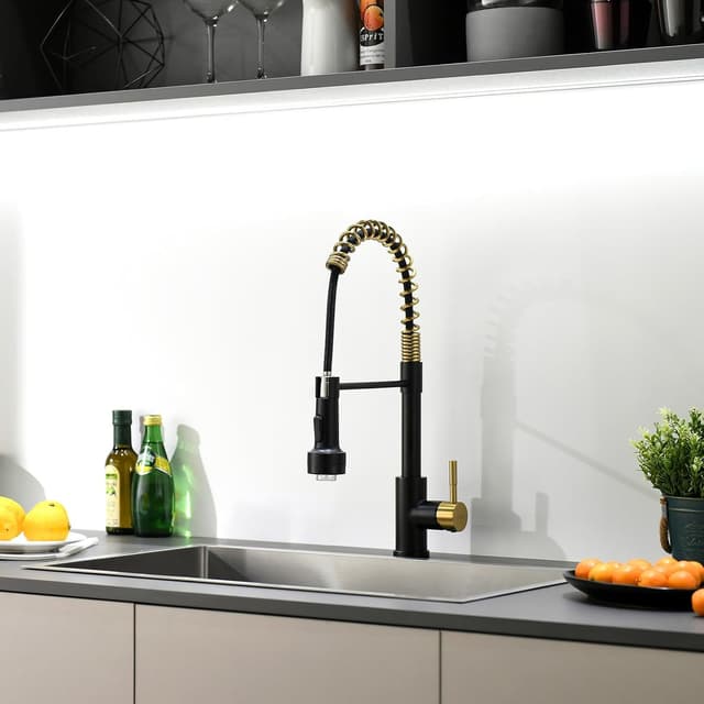 Thumbnail 6 de GIMILI Single-Hole Kitchen Faucet with Pull-Down Spray 🚰