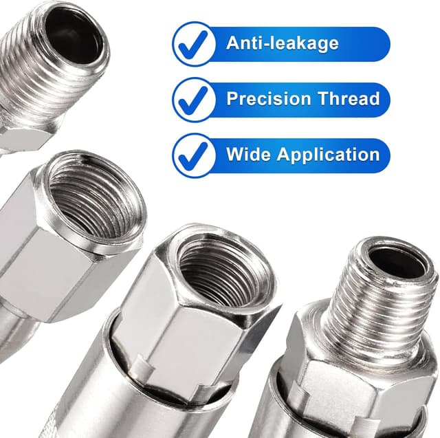 Thumbnail 5 de Spurtar 12pcs 1/4" air line connectors