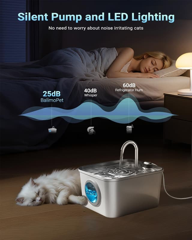 Thumbnail 3 de Fontanella BalimoPet 2,6L in acciaio inox