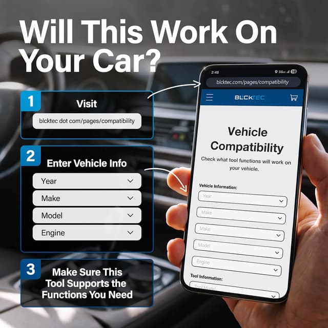 Thumbnail 5 de BLCKTEC 440 OBD2 Scanner 2.8" Screen