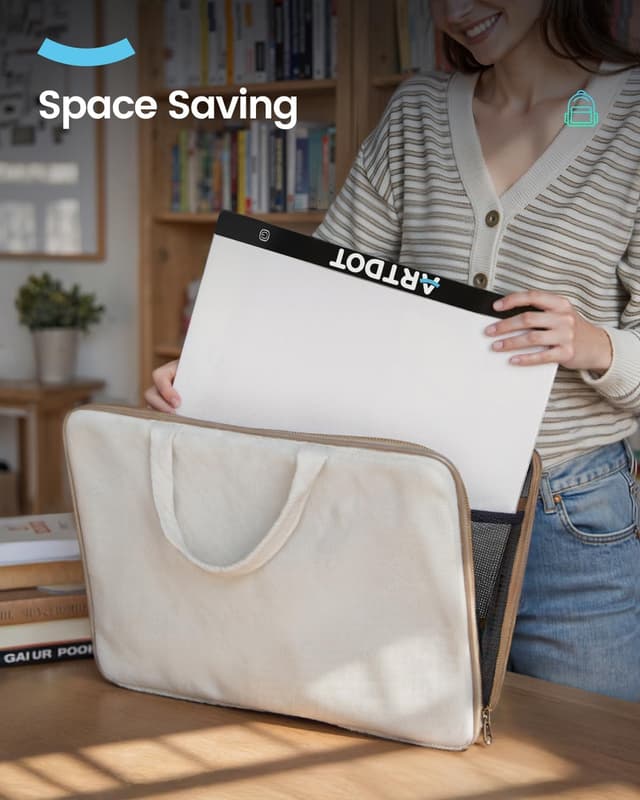 Detalle 2 de ARTDOT Leuchttisch A3 1500 Lux đš