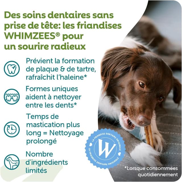 Detalle 2 de WHIMZEES Bâtonnets XS 56 pièces