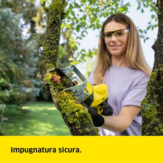 Detalle 2 de Kärcher PGS 4-18 a batteria (18V) per potatura rami fino a 8 cm