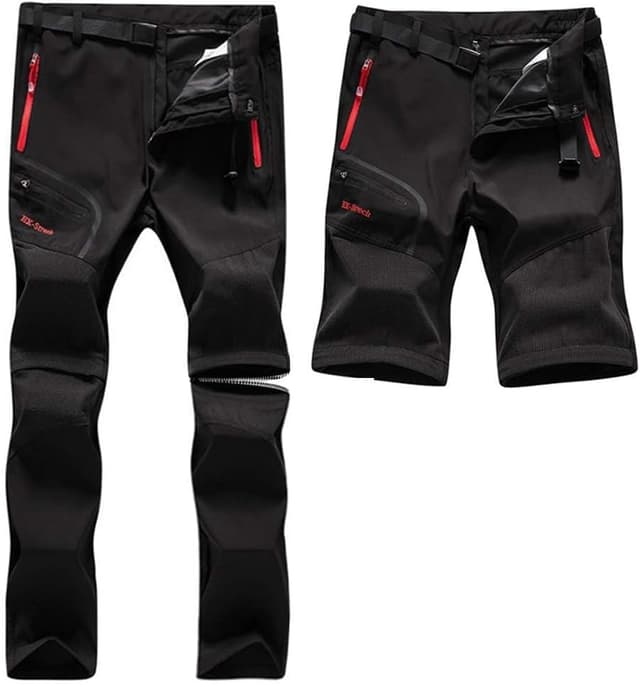 Thumbnail 6 de SANMIO Pantaloni Trekking Uomo convertibili softshell con asciugatura veloce