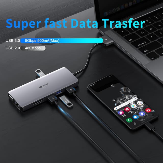 Thumbnail 5 de MOKiN MacBook Docking Station Dual Monitor