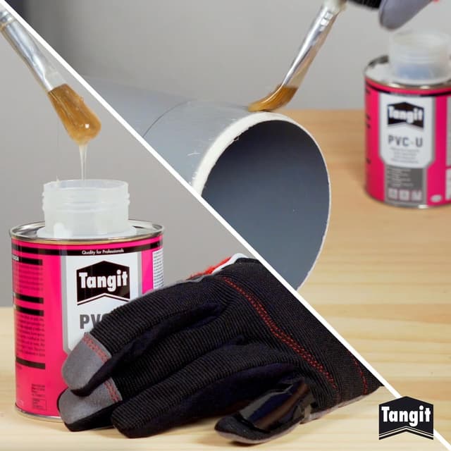 Detalle 2 de Tangit Colle PVC-U pour eau non potable et réseaux à pression élevée (1 kg)