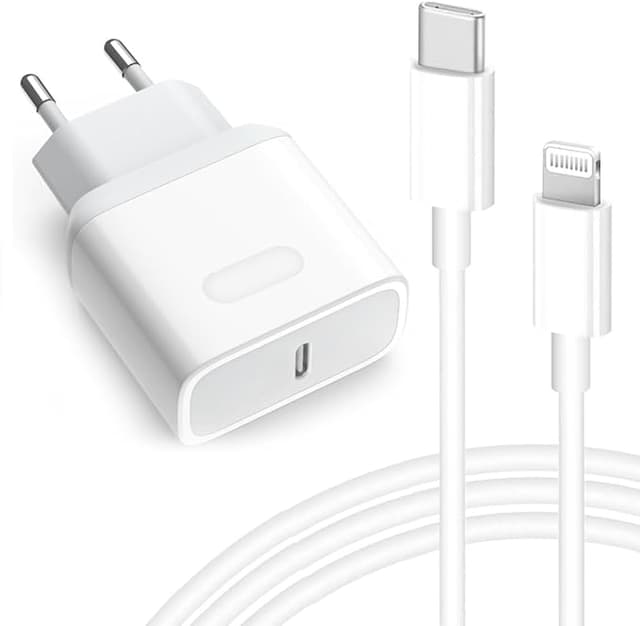 Imagen de TORTOISE LOOK Cargador iPhone 20W ⚡ Rápido con Cable 2M en OfertitasTOP