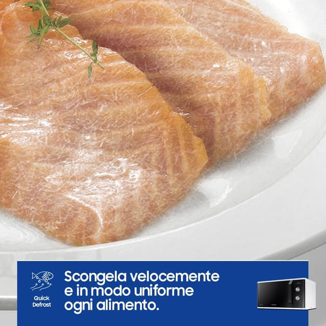 Detalle 2 de Samsung Dual Dial MG23K3614AW/ET forno a microonde grill da libera installazione 23 L bianco