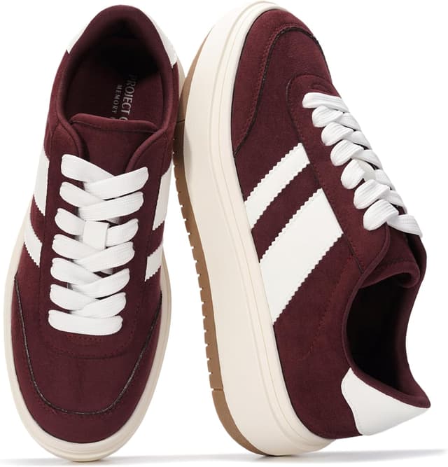 Detalle de Project Cloud Platform Sneakers for Women (Nita) — Lightweight Memory Foam Insole & Non-Slip Fashion Sneakers