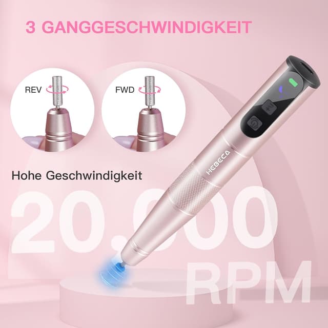 Thumbnail 6 de HEBECA Elektrischer Nagelfräser 12-in-1 Set