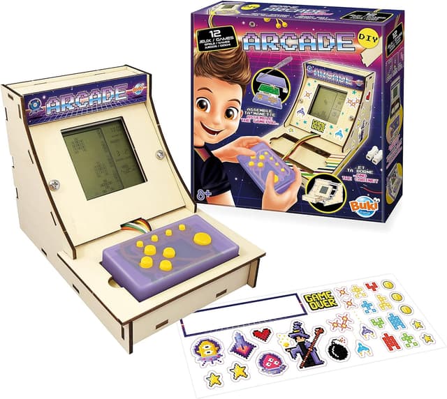 Thumbnail 6 de Buki Cabinato Arcade 2167: kit per costruire un mini cabinato arcade con 12 giochi