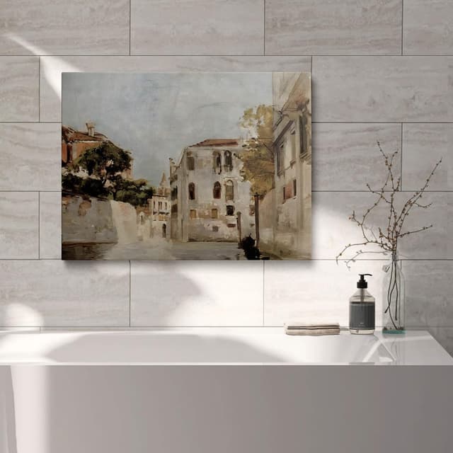 Detalle de prinfantasy Framed Canvas Wall Art (40cm x 30cm) – One Piece Bedroom, Living Room & Kitchen Decor Print