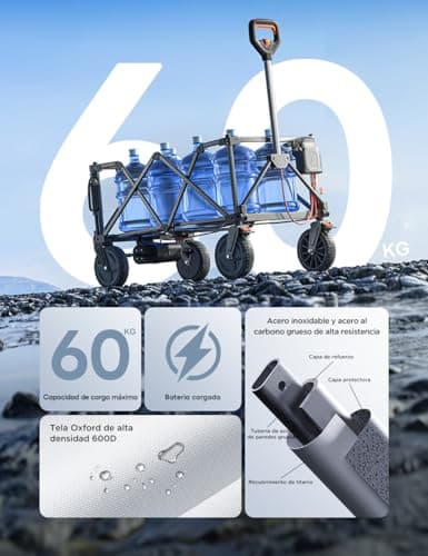 Thumbnail 8 de Litheli Carretilla eléctrica plegable con neumáticos 20 cm