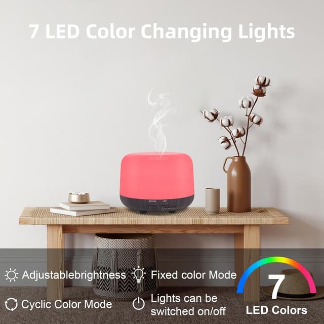 Thumbnail 5 de 300ML Electric aroma diffuser with remote