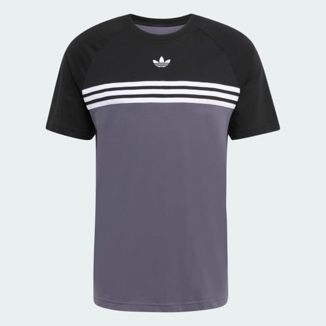 Thumbnail 3 de Adidas Camiseta Chest Stripes Gris