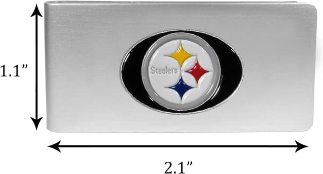 Thumbnail 2 de Siskiyou NFL Pittsburgh Steelers Brushed Money Clip
