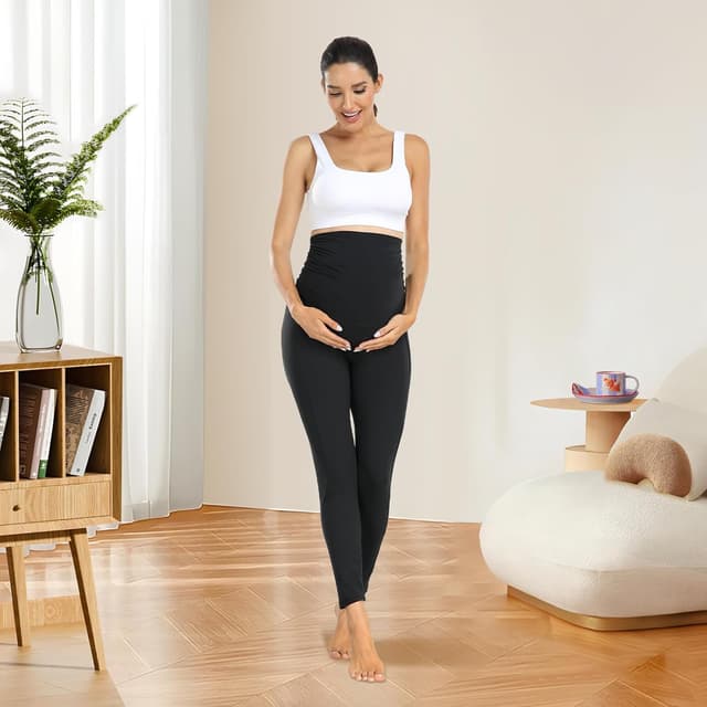 Detalle 2 de Leggings premaman con tasche Ymmott