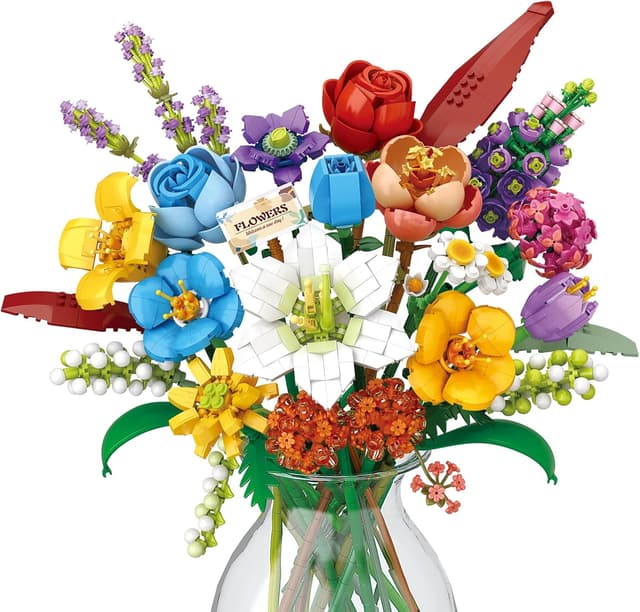 Detalle 2 de MEIEST Flower Bouquet building blocks set