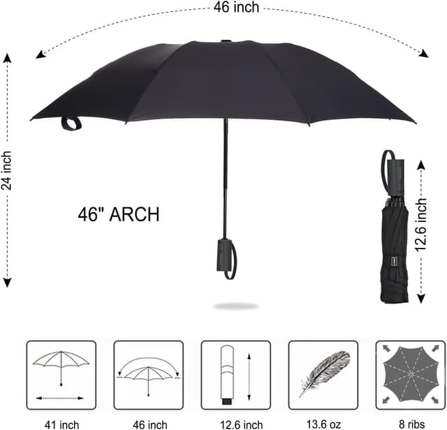 Thumbnail 4 de ACEIken Umbrella Reverse Close Windproof Compact