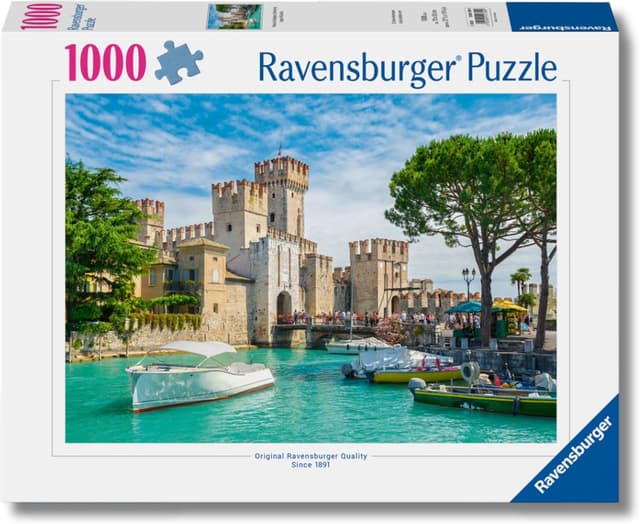 Detalle de Ravensburger Puzzle 1000 pezzi Lago di Garda (70 x 50 cm) – puzzle adulti +14 anni