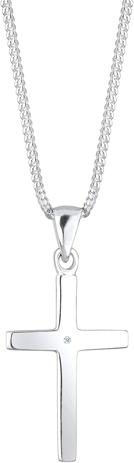 Detalle de Elli DIAMONDS Halskette 45 cm mit Kreuz