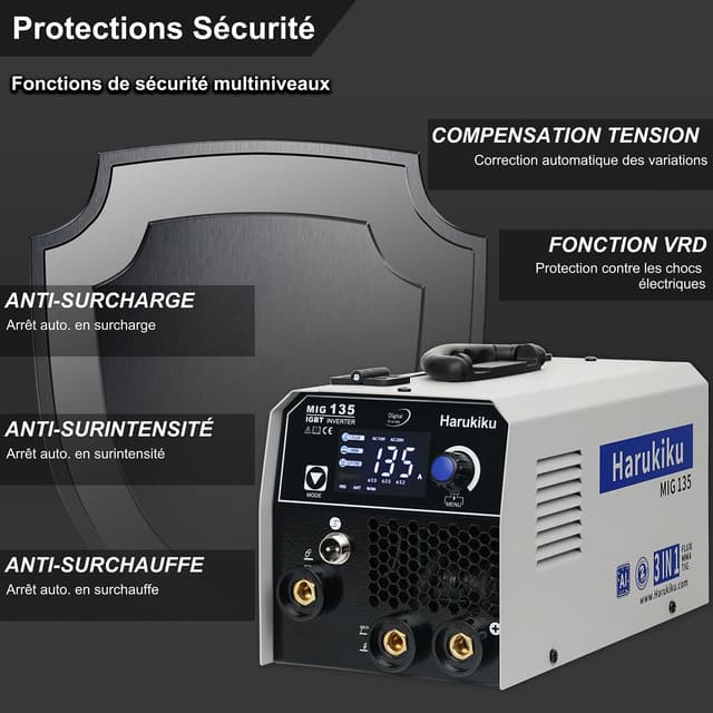 Thumbnail 4 de Harukiku 135A poste Ă souder 3,5 kg đź›