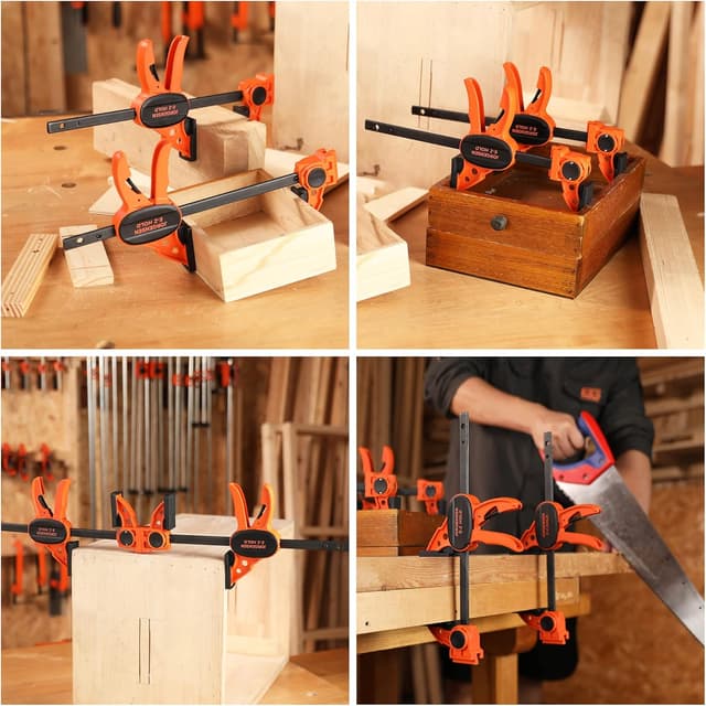 Thumbnail 6 de JORGENSEN 150 mm Woodworking Clamps 4-Pack (convertible up to 400 mm ratchet bar clamps)