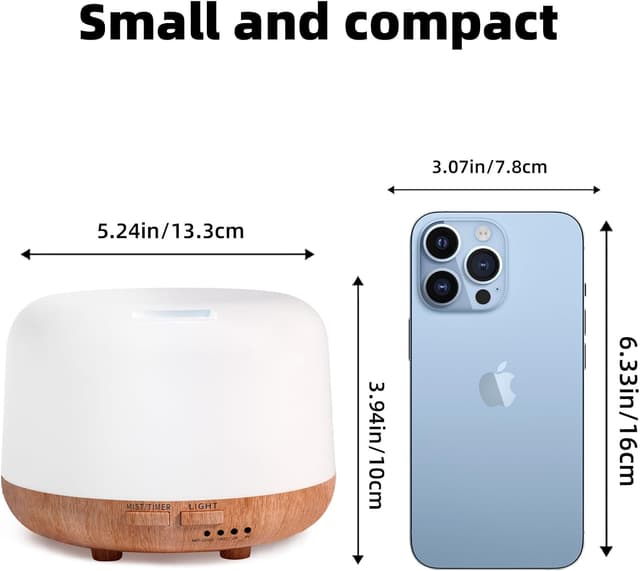 Detalle de 300ML essential oil diffuser with remote