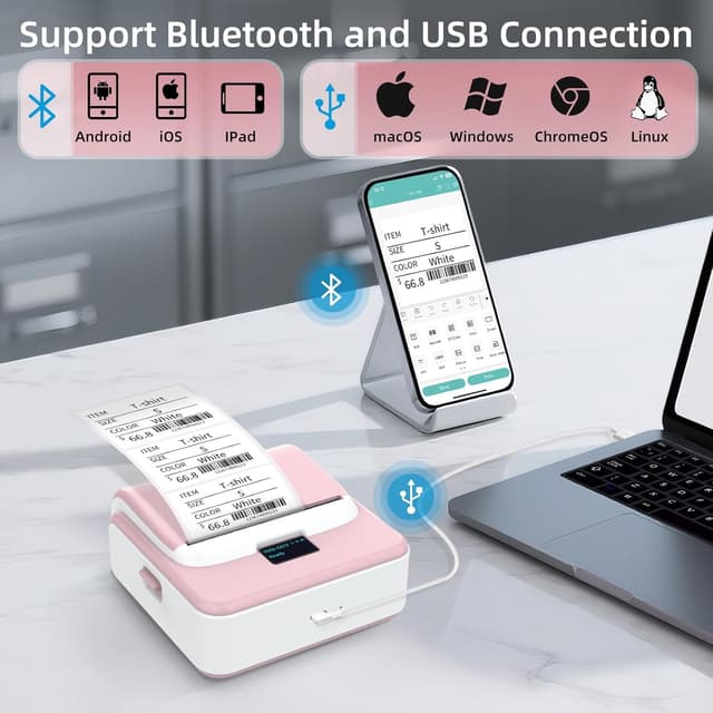 Thumbnail 2 de ORGSTA T003 stampante etichette termica 50 mm/s 📇