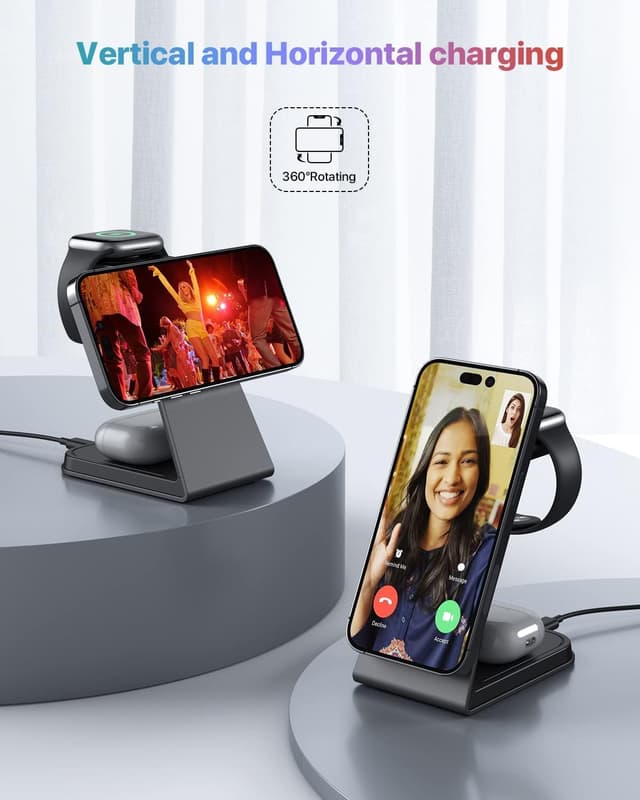 Thumbnail 5 de MagSafe 3 in 1 Wireless Charger Stand