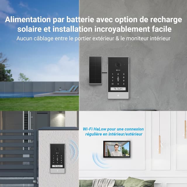 Thumbnail 1 de EZVIZ EP7 Interphone Vidéo 2K sans Fil