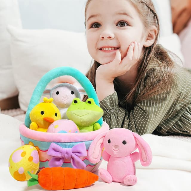 Thumbnail 2 de JOYIN 7 Pcs Easter Basket Plushies