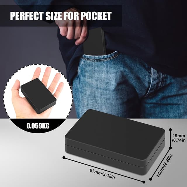 Detalle de Diyife Mini Scales pocket digital scales (1000g/0.01g) with backlit LCD and cover