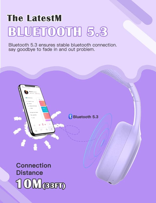 Thumbnail 6 de YOYOTUNE Kids Bluetooth Headphones 10h