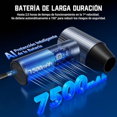 Detalle 2 de Solareye Air Duster Portátil Inalámbrico 300,000 RPM