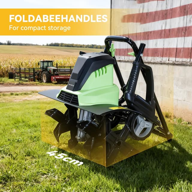 Detalle 2 de Electric garden tiller 1500W 45cm PHIWOS