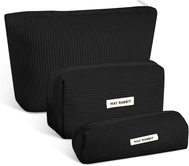 Detalle de Aucuu corduroy cosmetic bag set