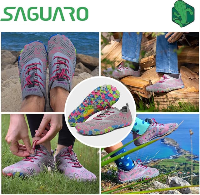 Detalle de SAGUARO Scarpe Barefoot minimaliste da uomo e donna, outdoor e indoor multisport