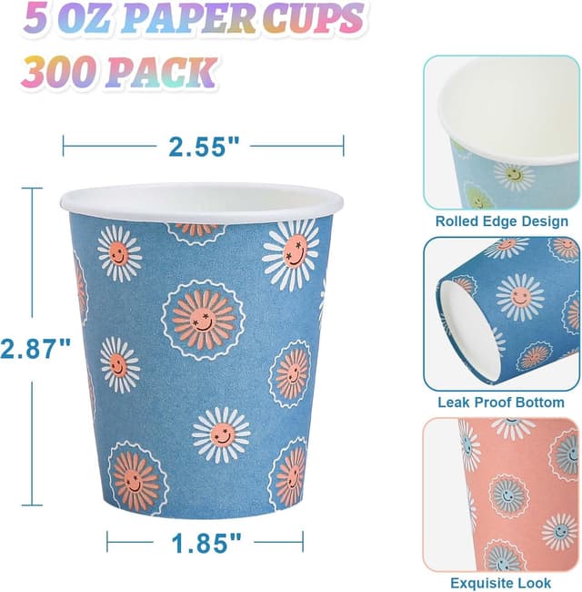 Thumbnail 3 de SIUQ 300 Pack 5 oz Paper Cups