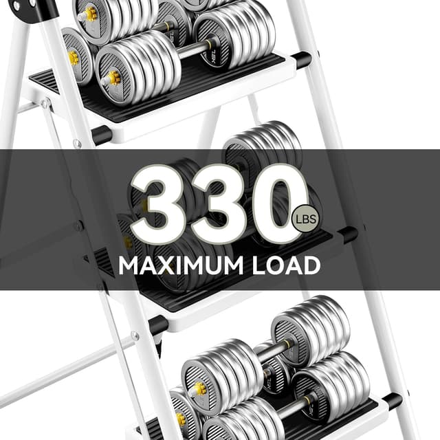 Thumbnail 2 de KINGRACK Escalera 3 peldaños plegable