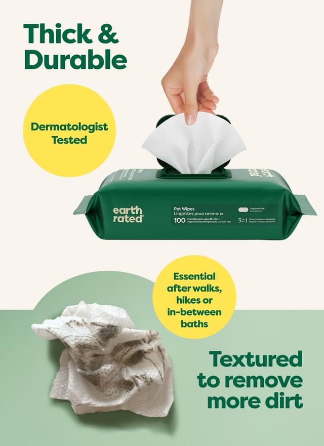 Thumbnail 2 de Earth Rated Feuchttücher 400 Stück