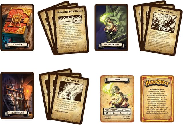 Detalle de HeroQuest Abenteuerpack „Die Prophezeiung von Telor“ – Erweiterung mit Miniaturen und Herausforderungen (Basisspiel erforderlich)