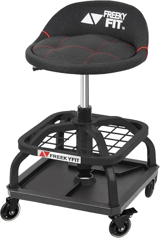 Imagen de FreekyFit Rolling Shop Stool 330 LBS en OfertitasTOP