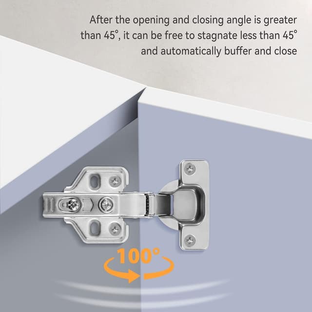 Thumbnail 5 de Vinabo 2Pcs cerniera per mobili 9 cm 🛠