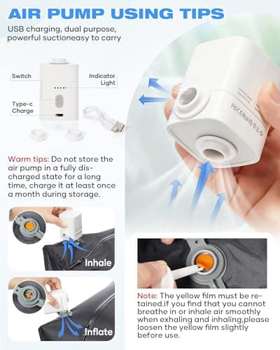 Detalle 2 de SZLX mochila de vacío con bomba y tamaño cabina (40x30x20), compatible con Ryanair