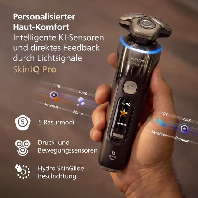 Detalle 2 de Philips i9000 Prestige Ultra Rasierer 20 % präziser