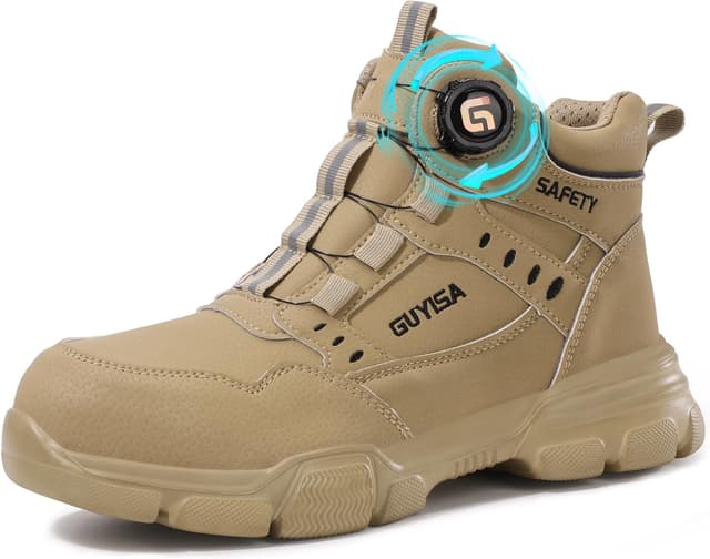 Imagen de GUSAYEX Work Boots: Comfortable Steel Toe Cap Boots for Men & Women en OfertitasTOP