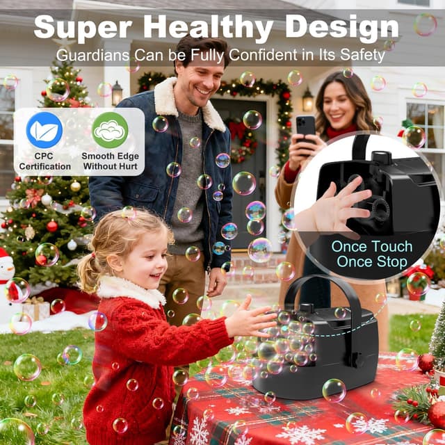 Detalle de Durable Automatic Bubble Blower 18000+ ๐