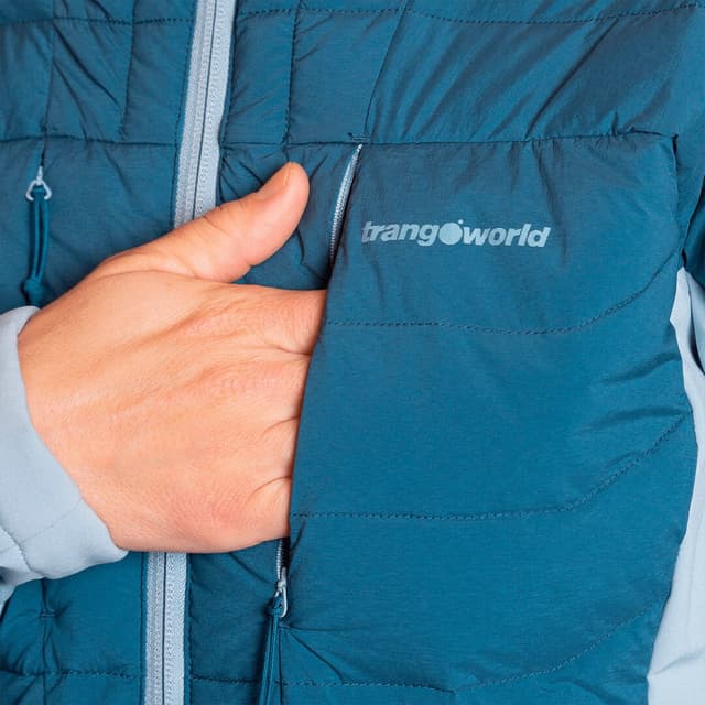 Detalle de Trangoworld Chaqueta de mujer Abeille KB con relleno térmico Primaloft