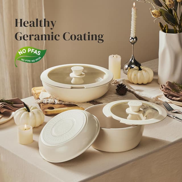 Thumbnail 4 de Redchef 16pcs Ceramic Pots and Pans Set